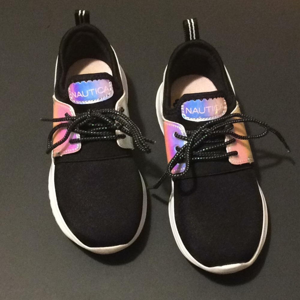 Black Multicolor Nautica Shoes (Little Girl)